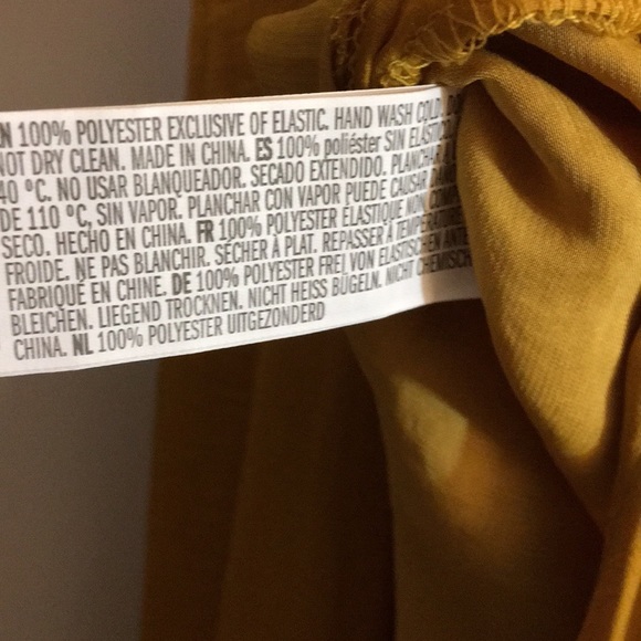 HP💋New Mustard Yellow Dress Forever 21 Sexy Small - Picture 6 of 6